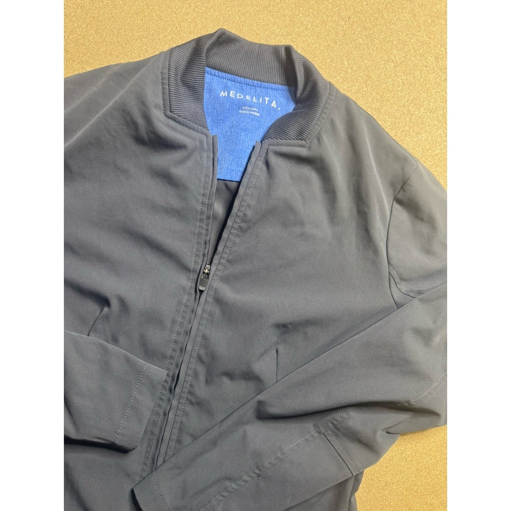 Medelita Jacket Womens Xxs Grey Scrub Uniform Jacket Coat Polyester
